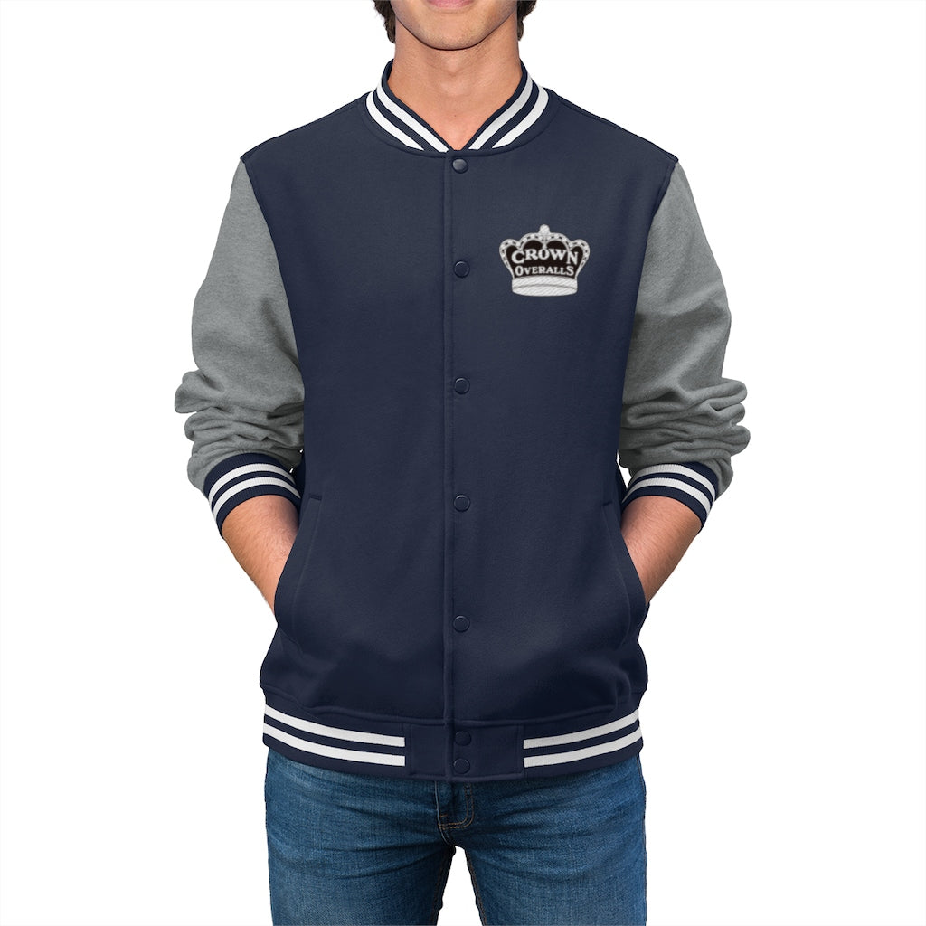 Crown Embroidered Varsity Jacket – Awake NY